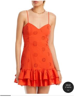 Aqua eyelet dress (NEW WITH TAG)
